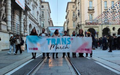 Plus de 1500 personnes dans la rue à Turin hier pour le Trans* March